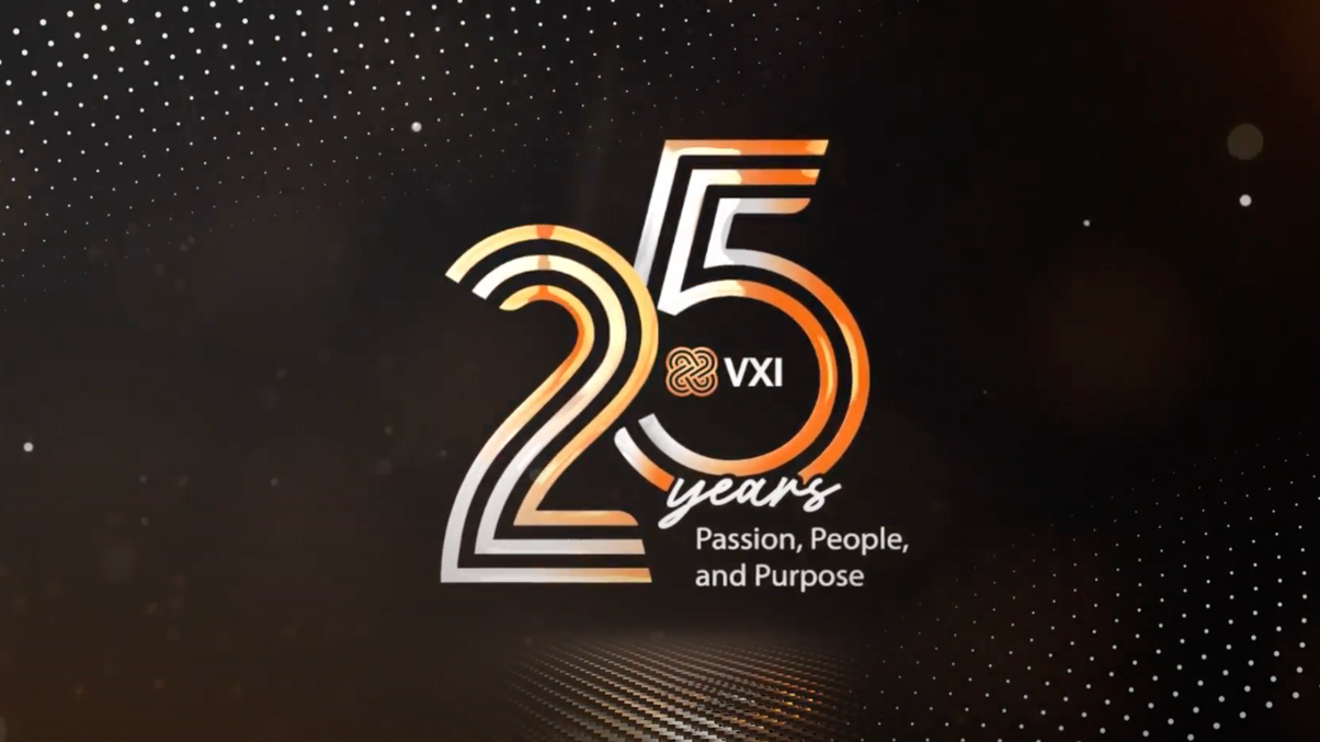 VXI 25 Year Anniversary Logo
